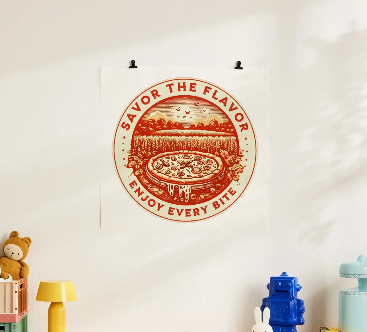 Logotipo Pizza Retro hahnemühle de RETRO VINTAGE EDITION