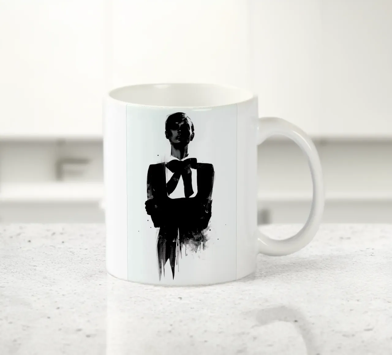 Don't want to be remembered ceramic mug by Floyd Grey