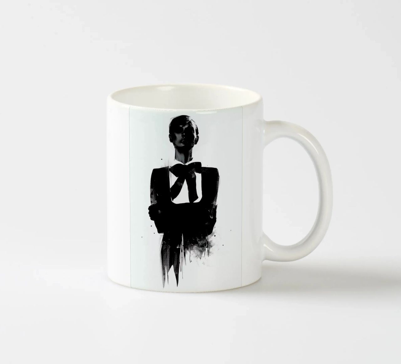 Don't want to be remembered tazza in ceramica da Floyd Grey