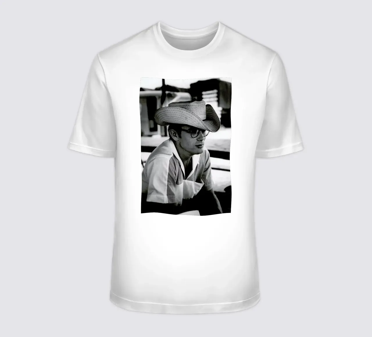 James Dean with Cowboy Hat t-shirt da Gallery Print and Art Limited