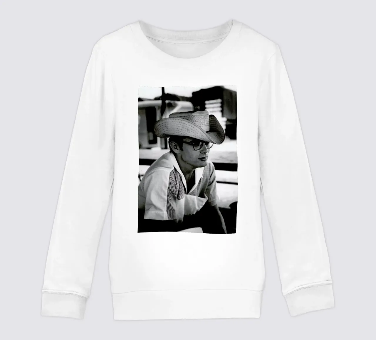 James Dean with Cowboy Hat felpa bambino da Gallery Print and Art Limited