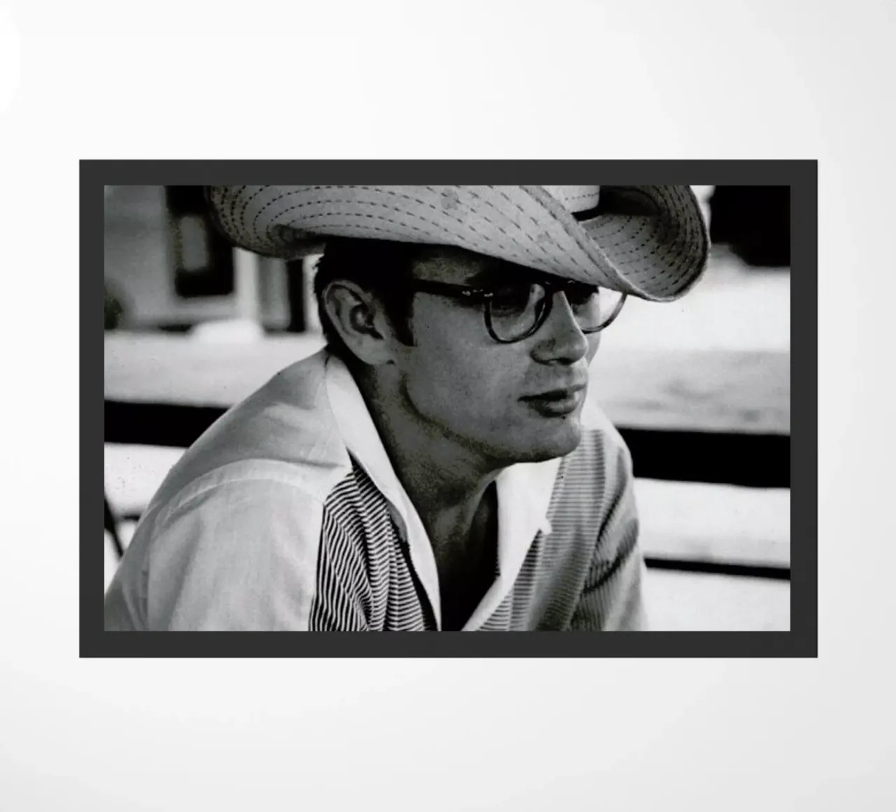 James Dean with Cowboy Hat zerbino da Gallery Print and Art Limited