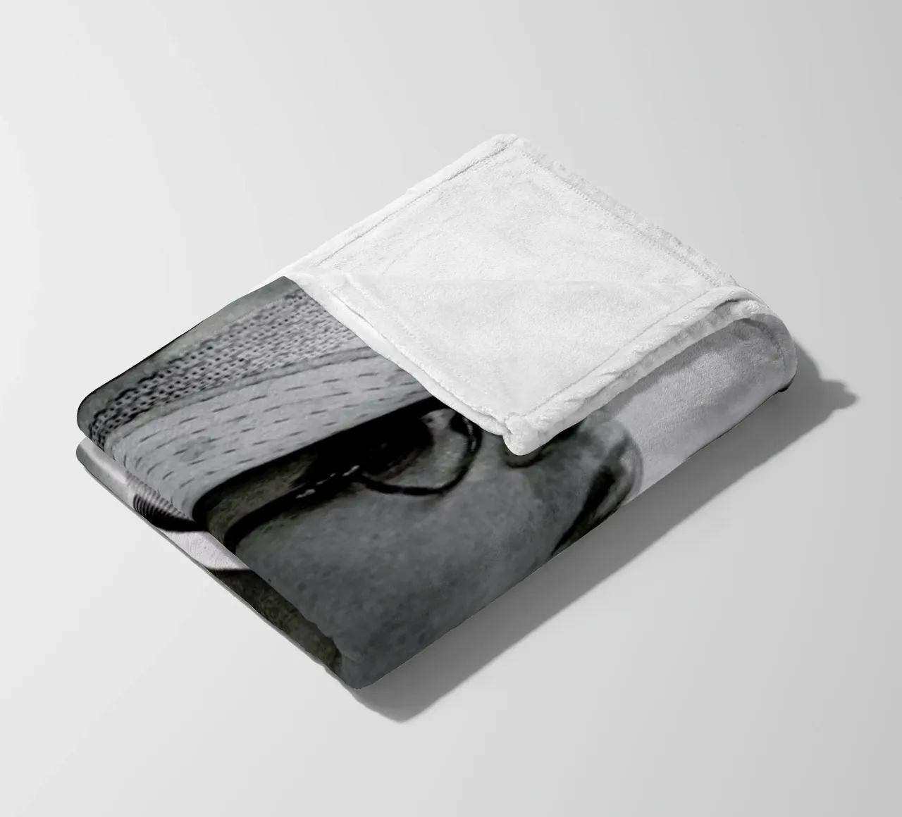 James Dean with Cowboy Hat fleece blanket by Gallery Print and Art Limited