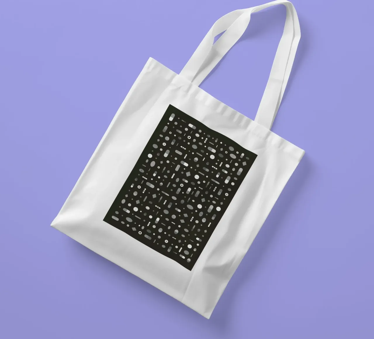 Pills Black tote bag by Sarah Bühler