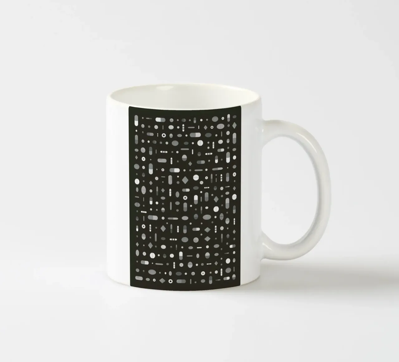 Pills Black tazza in ceramica da Sarah Bühler