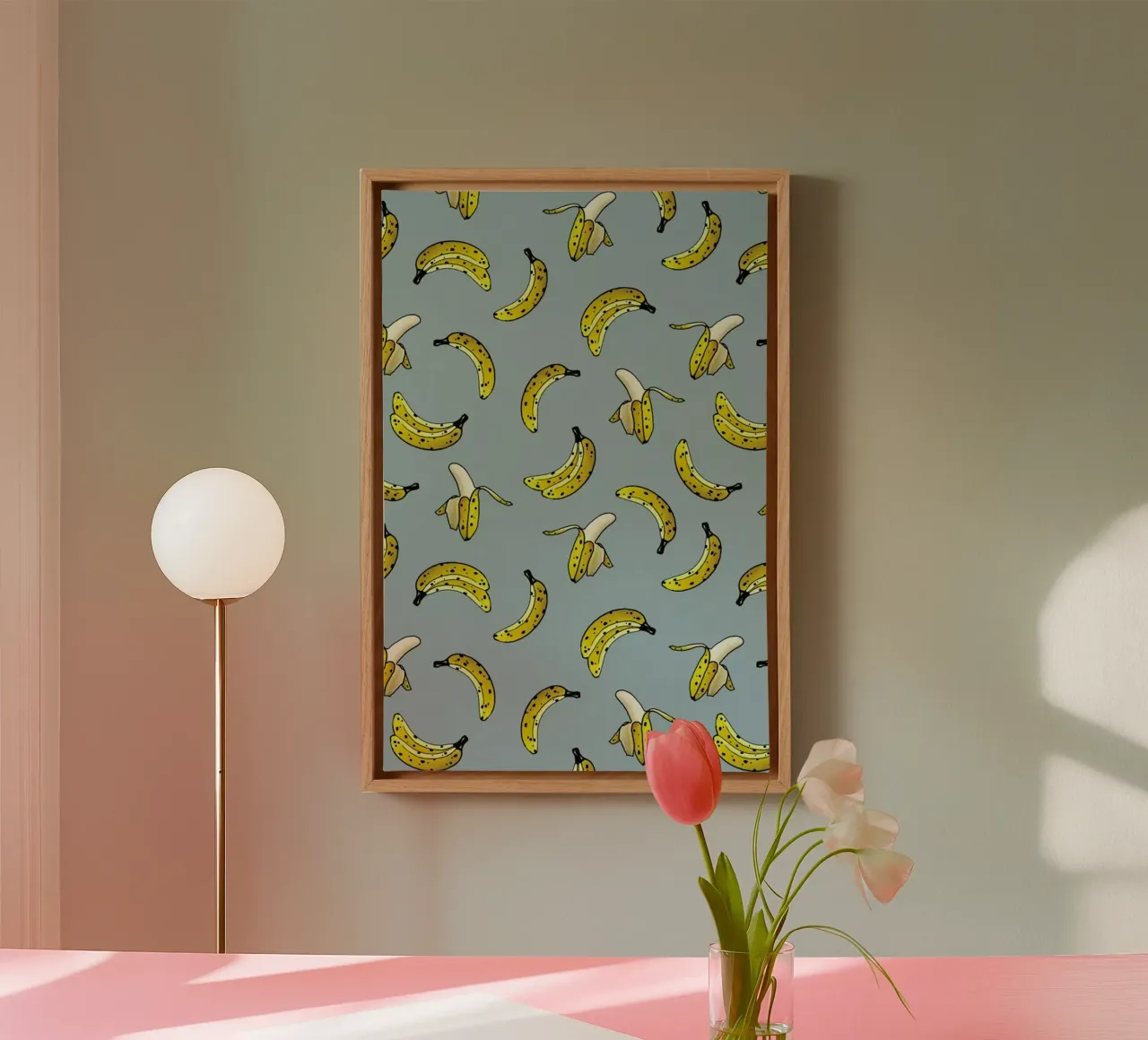 Banana tela con Cornice a cassetta da Kind of Style