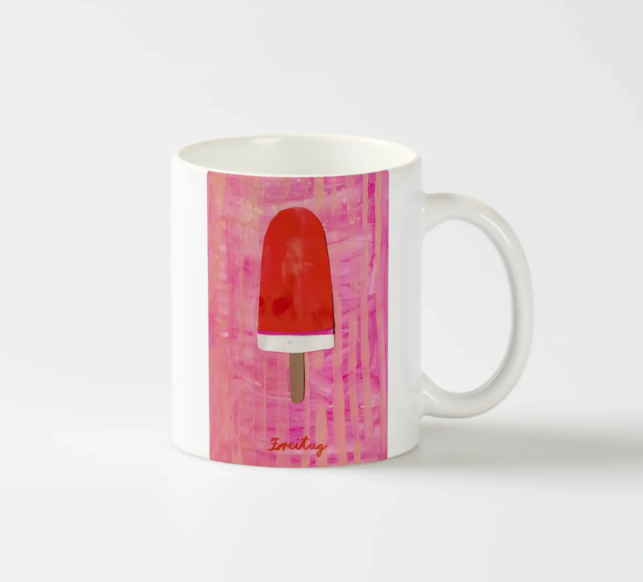 Eis am Freitag tazza in ceramica da Rinah Lang