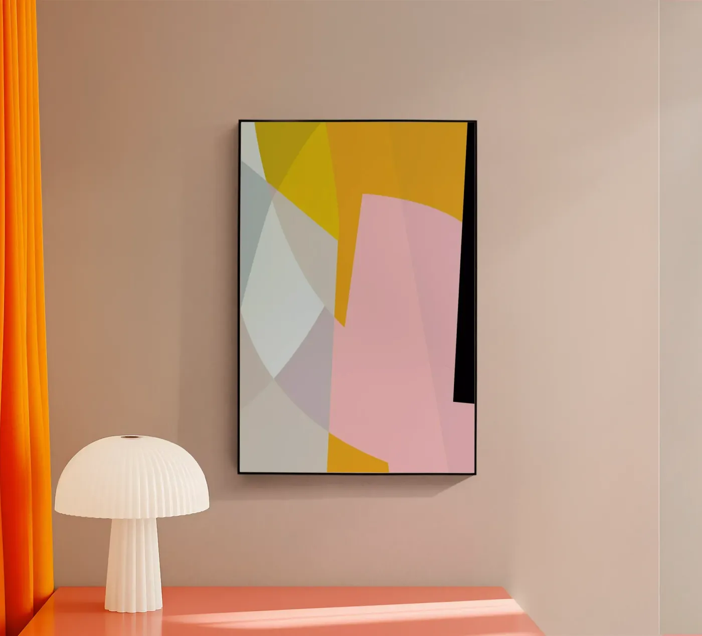 Pastel 3 acryl van Jonathan Lawes