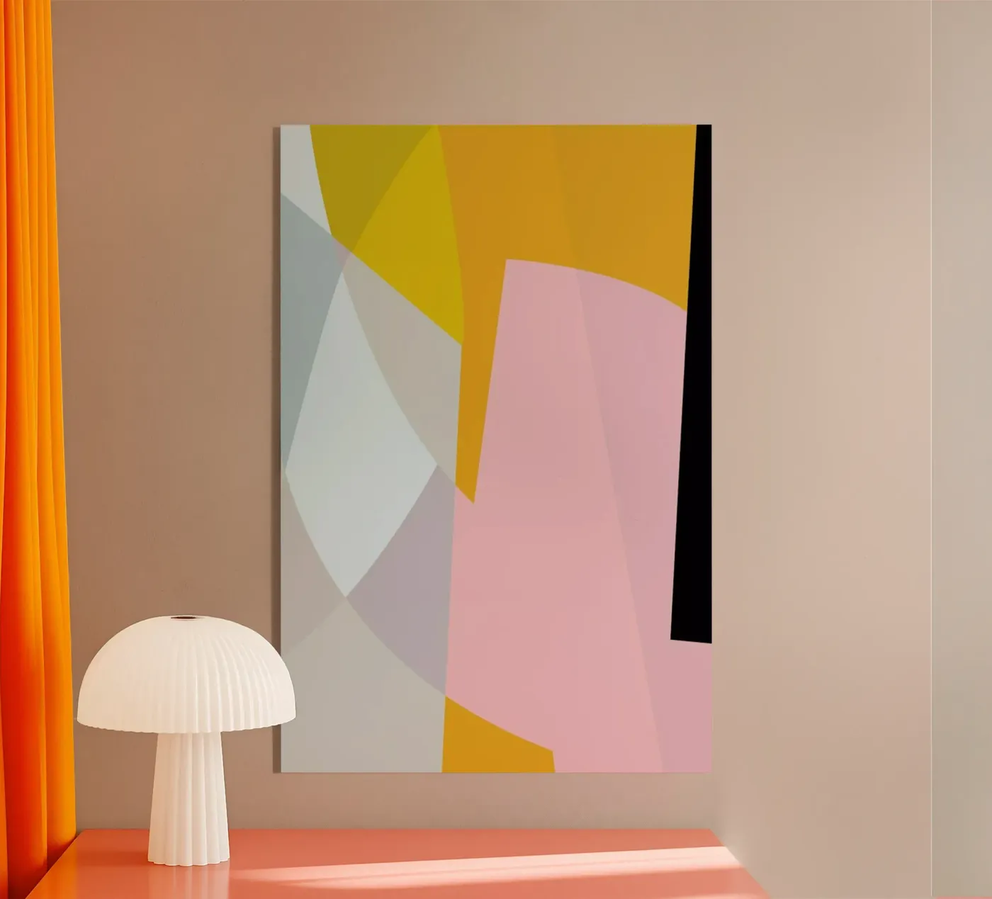 Pastel 3 acryl van Jonathan Lawes