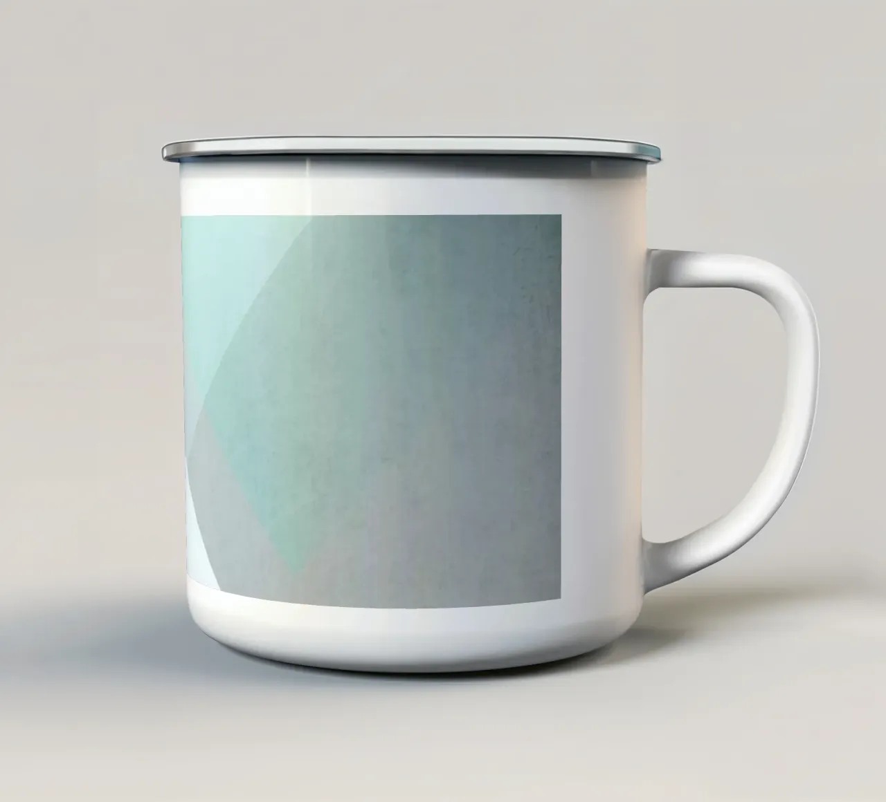 Geometria moderna II tazza in smalto da Metron