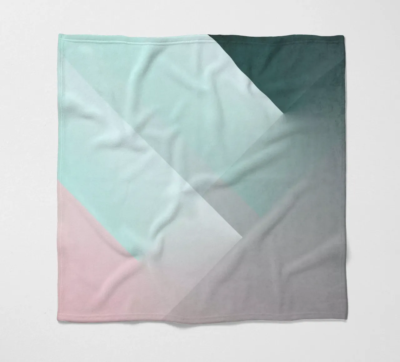Modern Geometry II fleece blanket by Metron