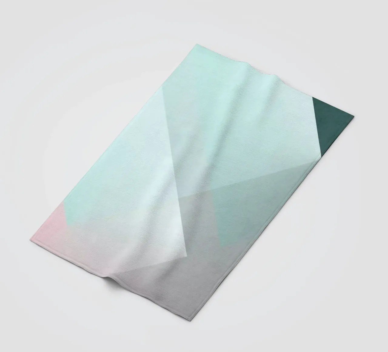 Modern Geometry II fleece blanket by Metron