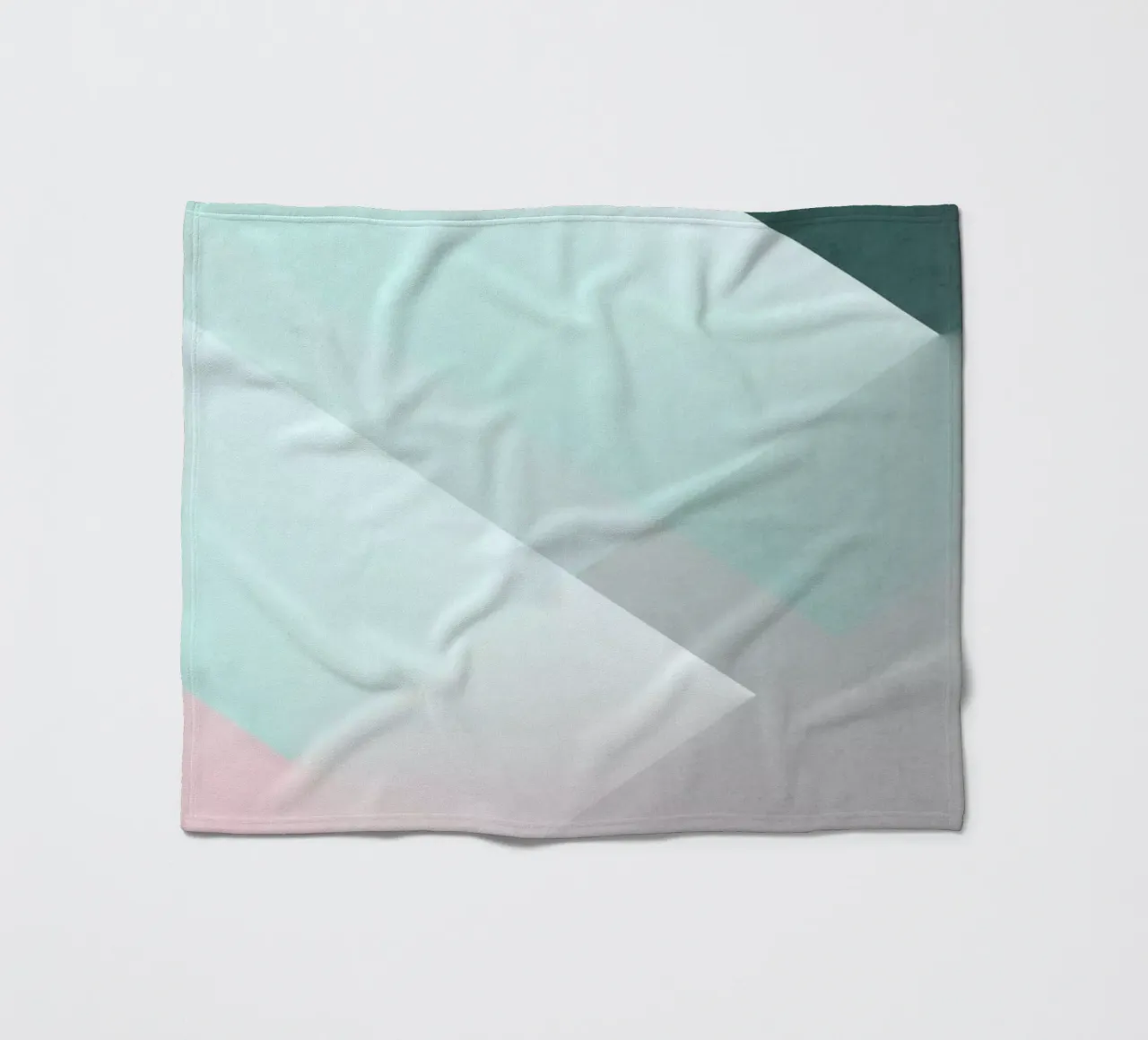 Modern Geometry II fleece blanket by Metron