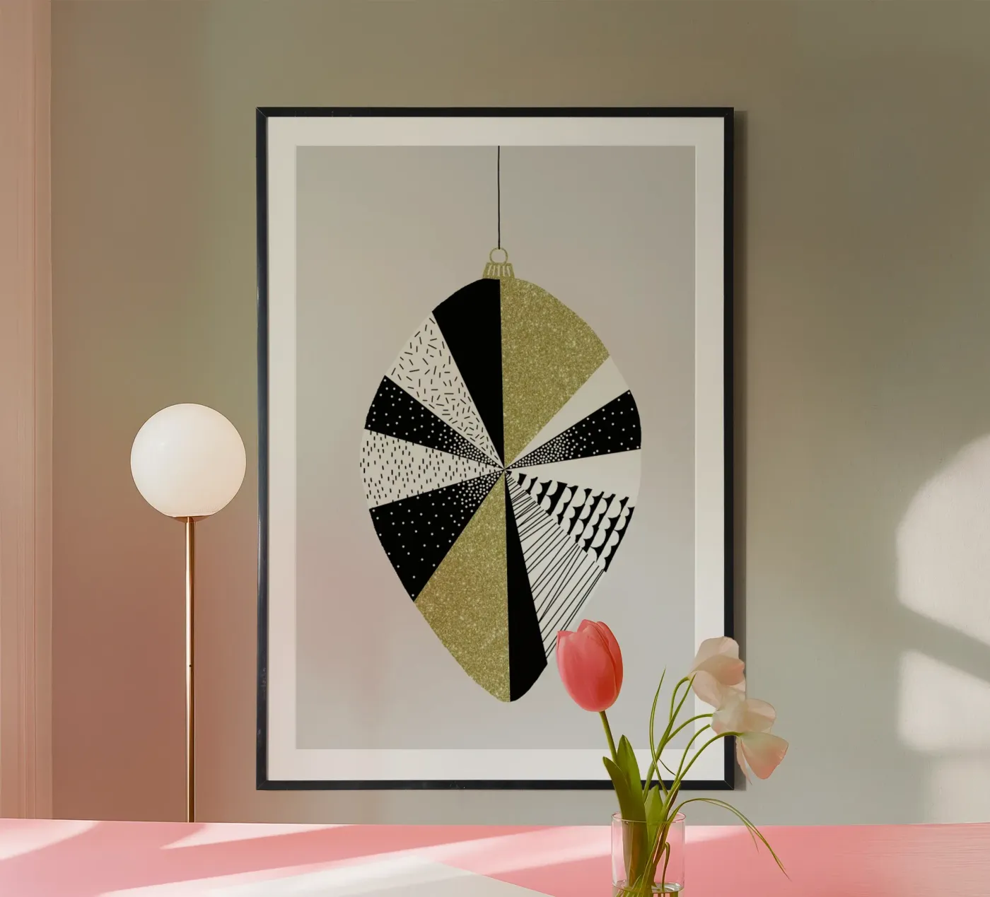 Weihnachtskugel No. 1 poster da typealive