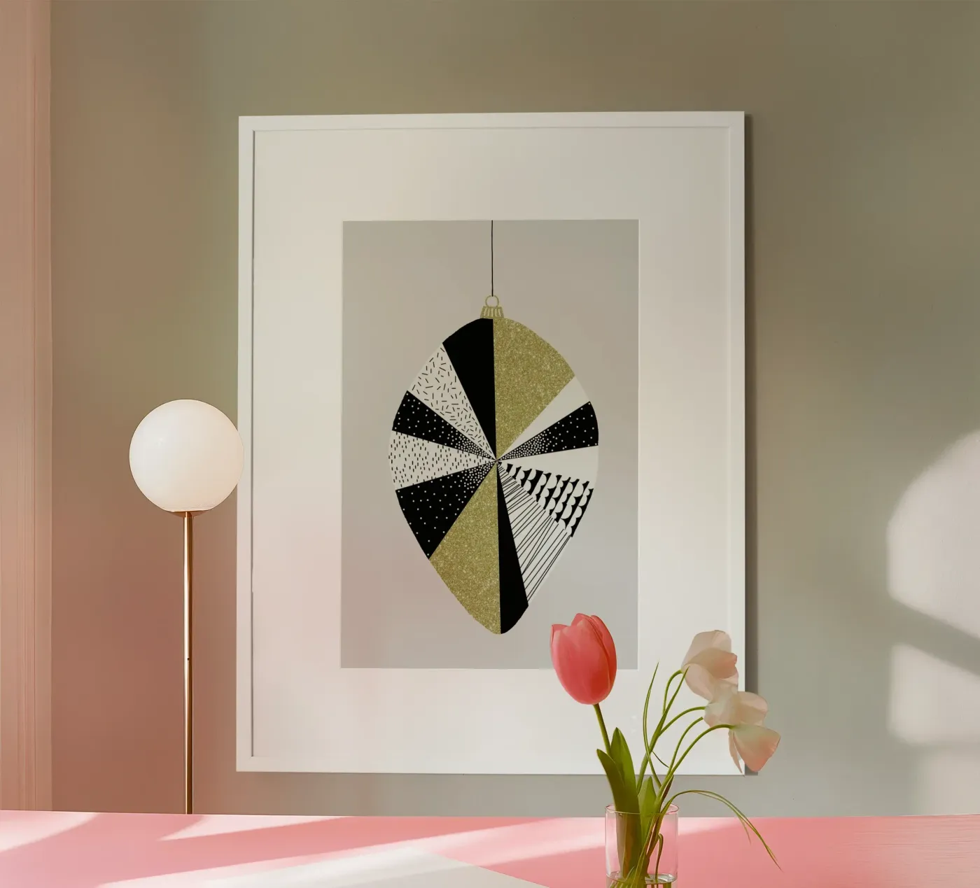 Weihnachtskugel No. 1 poster da typealive