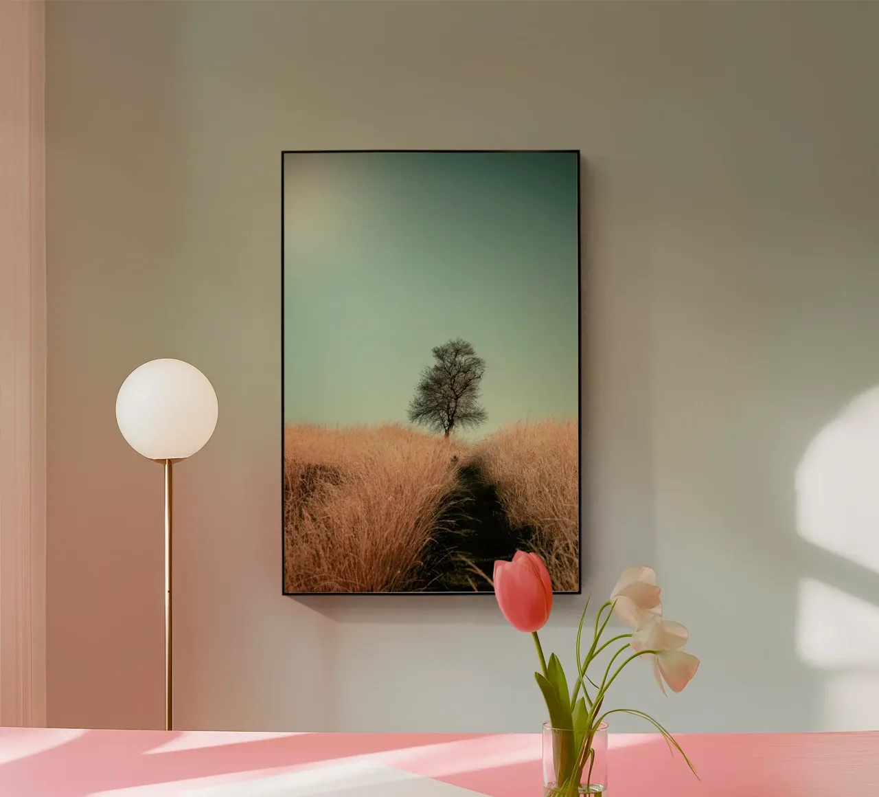 Grass and Path - Jaap Van den plexiglass da Pictufy