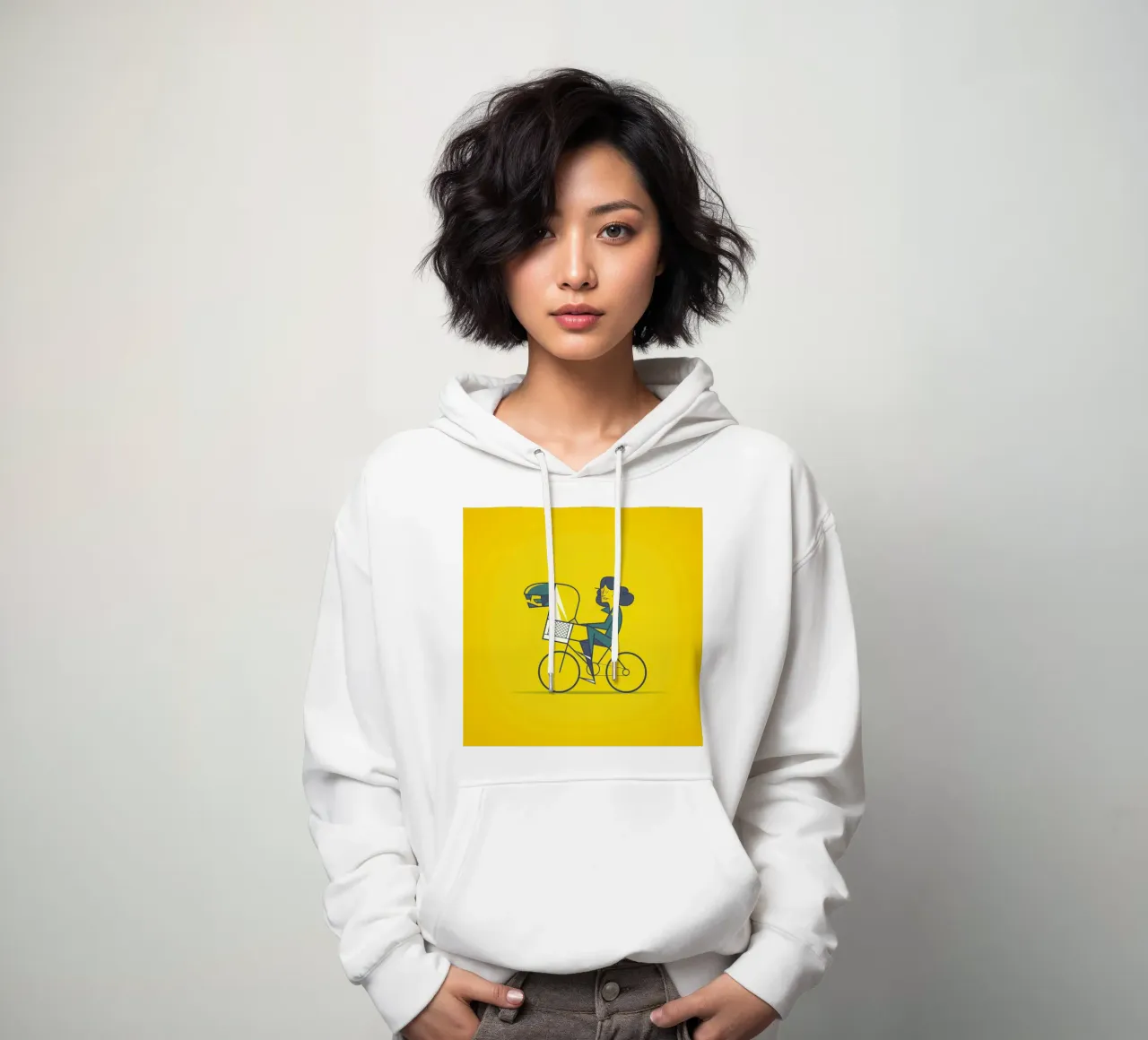 A.L.I.E.N felpa con cappuccio da Ale Giorgini