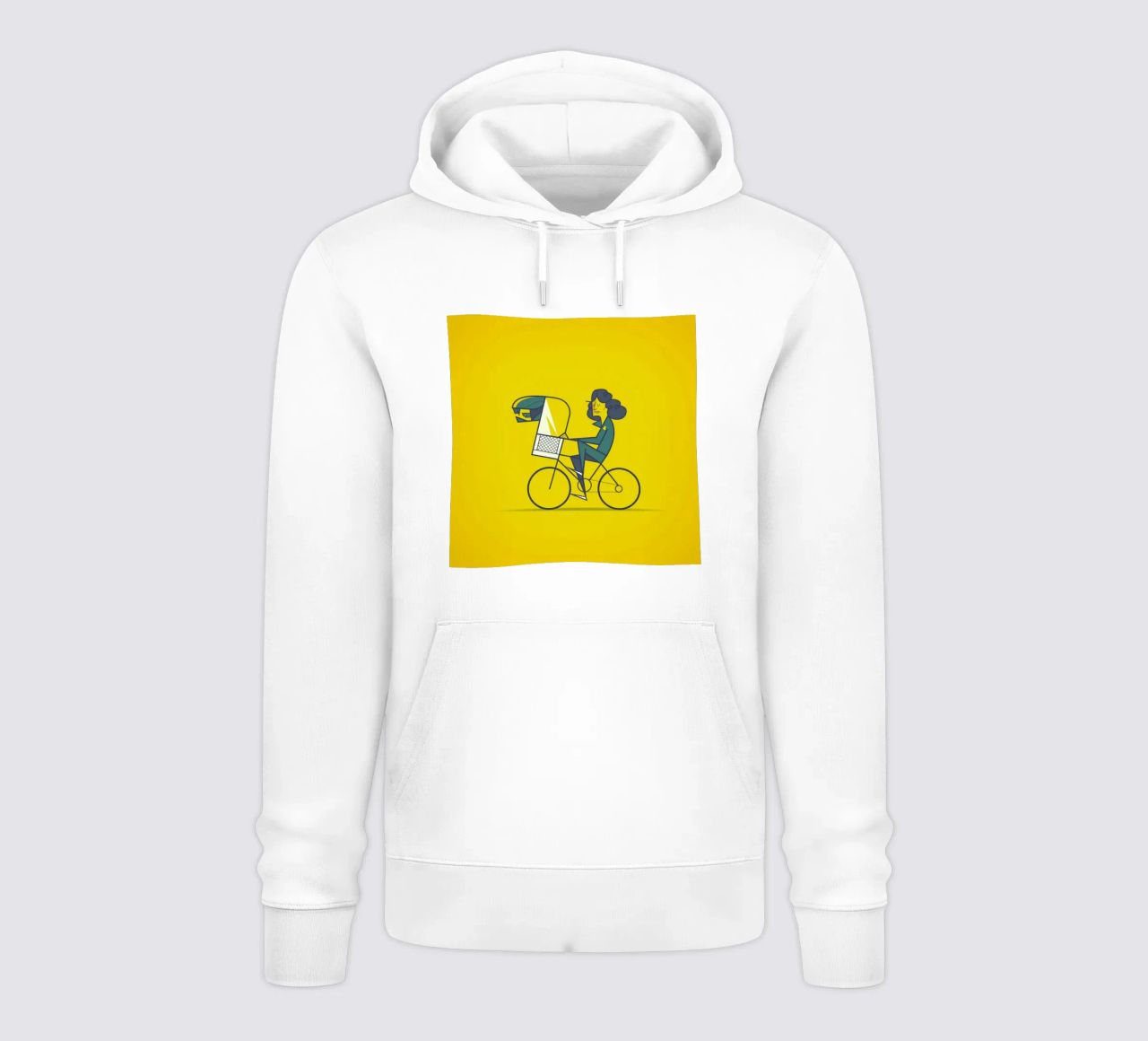 A.L.I.E.N felpa con cappuccio da Ale Giorgini