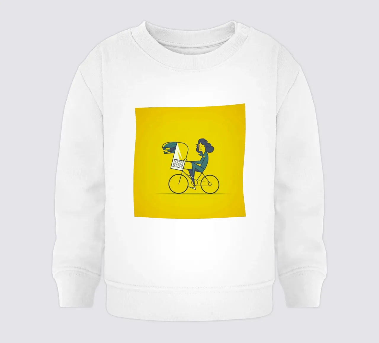 A.L.I.E.N baby sweatshirt by Ale Giorgini