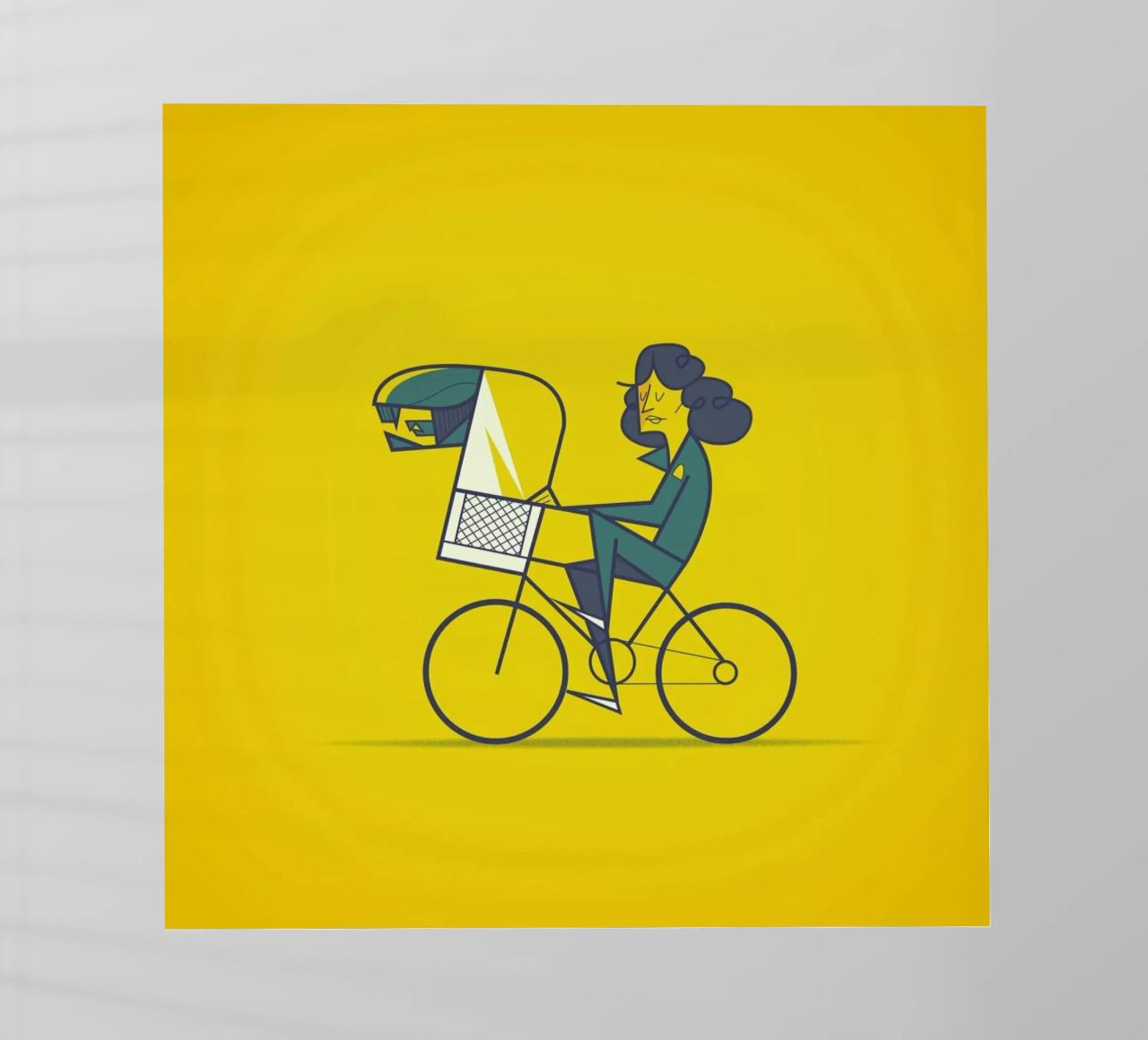 A.L.I.E.N pellicola backlit da Ale Giorgini