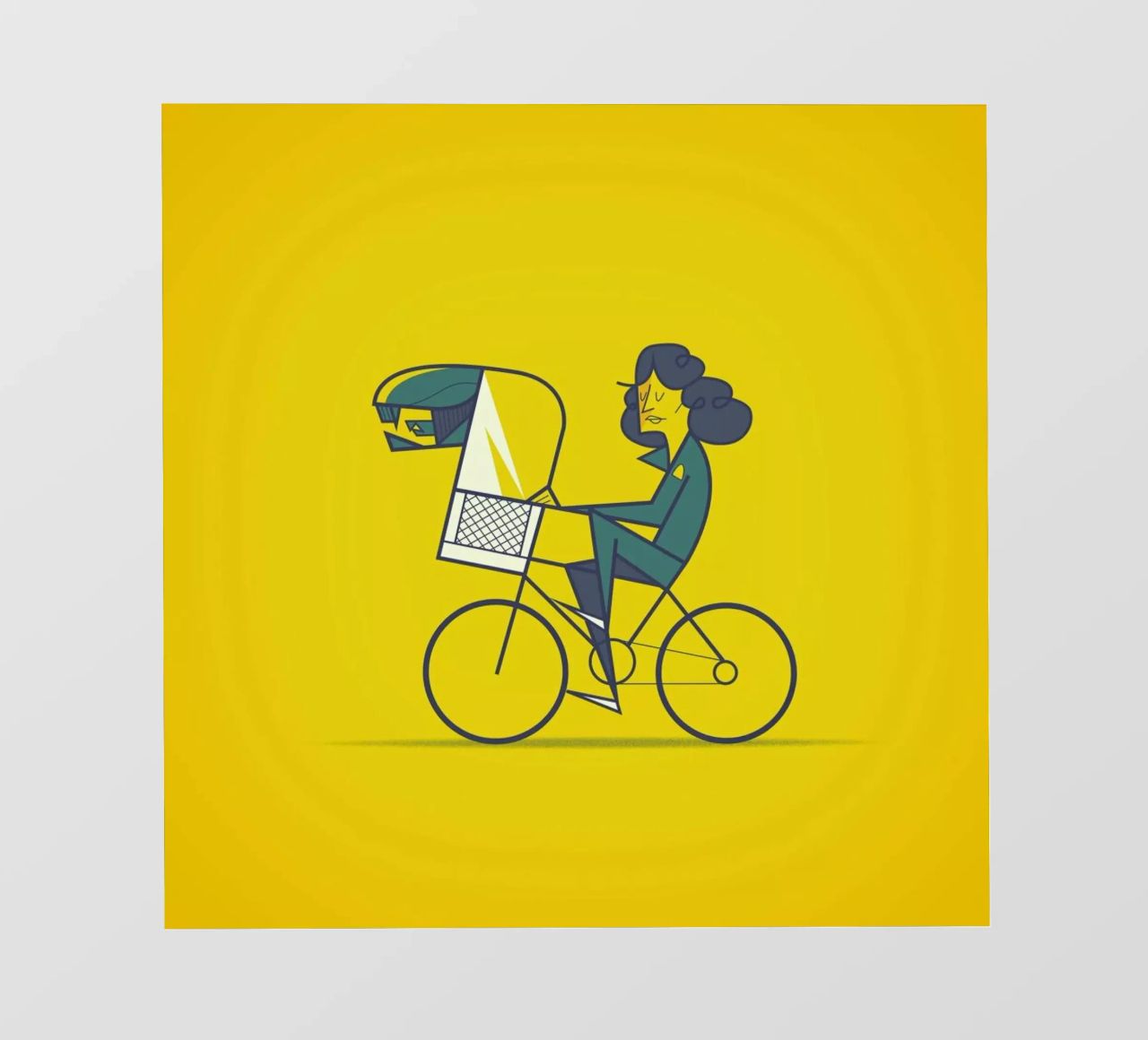 A.L.I.E.N pellicola backlit da Ale Giorgini