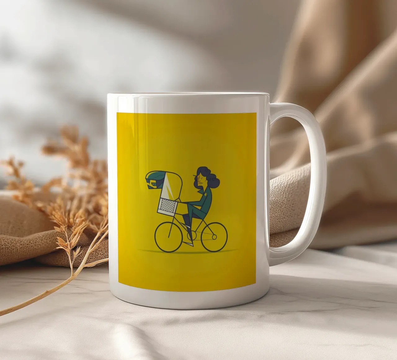 A.L.I.E.N Keramik Tasse von Ale Giorgini