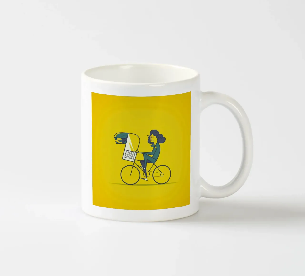 A.L.I.E.N ceramic mug by Ale Giorgini