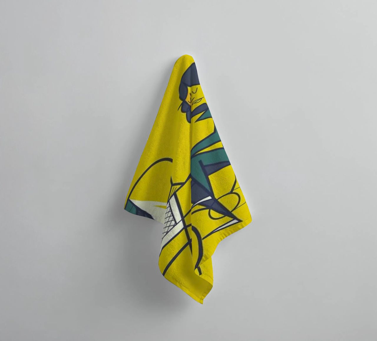 A.L.I.E.N towel by Ale Giorgini