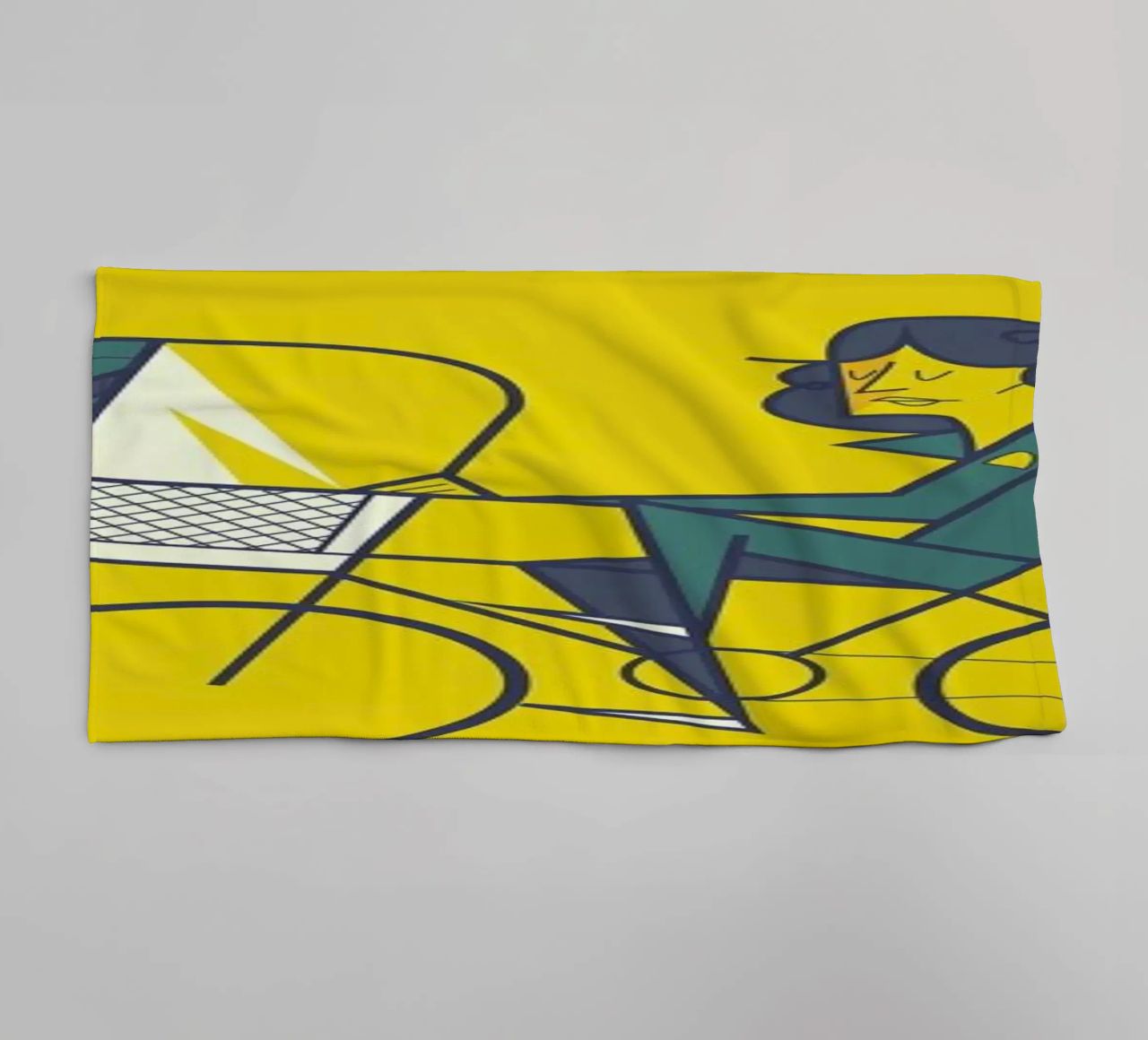 A.L.I.E.N towel by Ale Giorgini