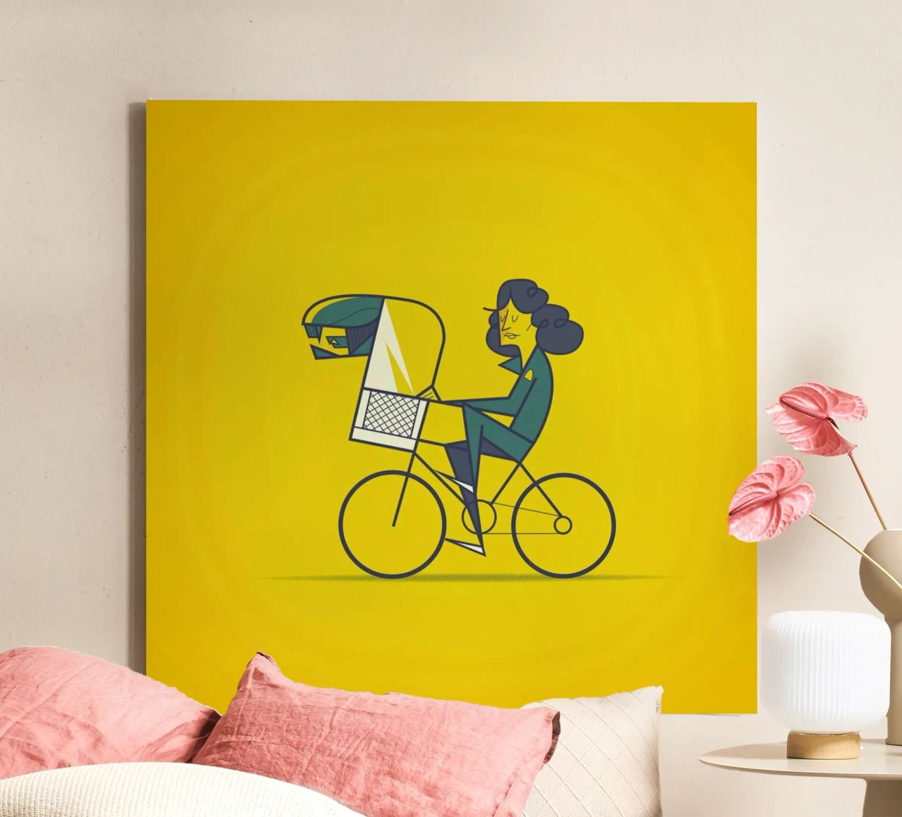A.L.I.E.N canvas by Ale Giorgini