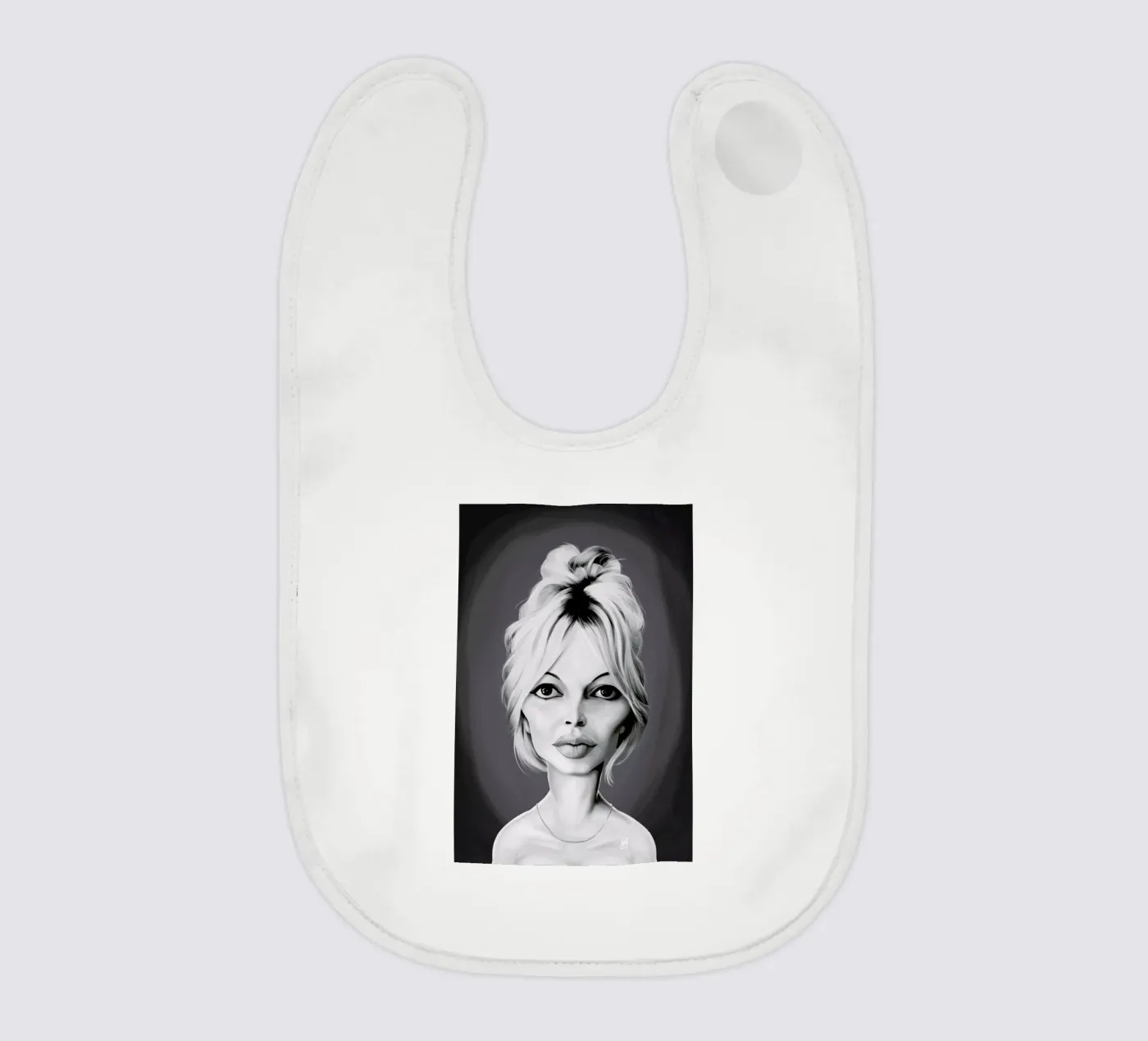 Brigitte Bardot Babylätzchen von Rob Art | Illustration