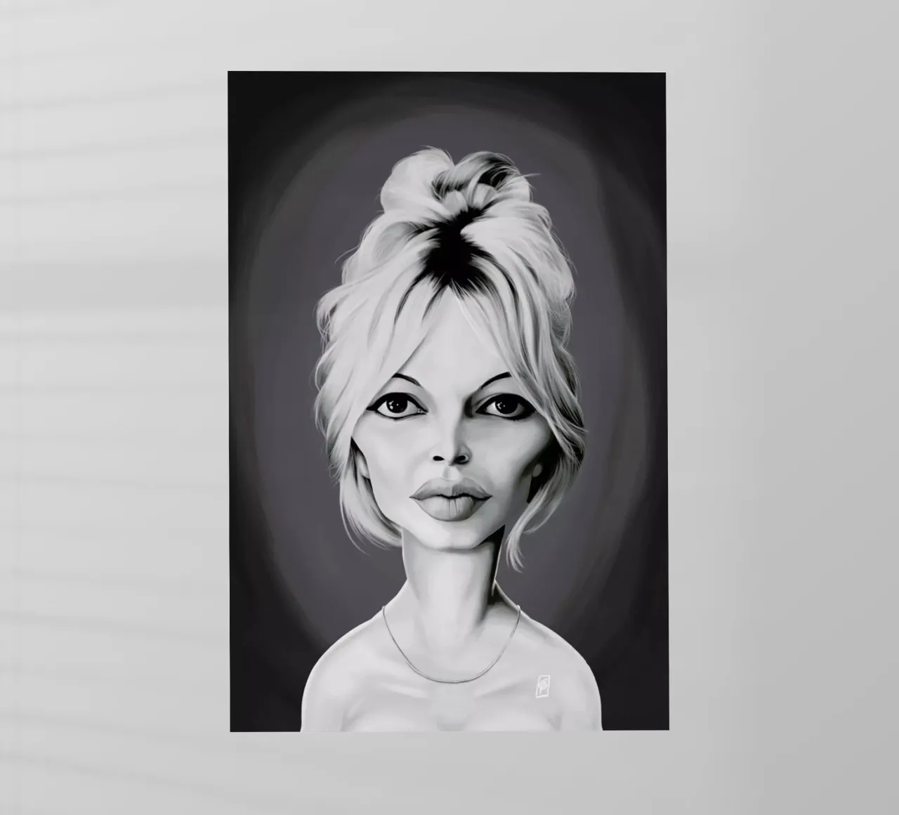 Brigitte Bardot pellicola backlit da Rob Art | Illustration