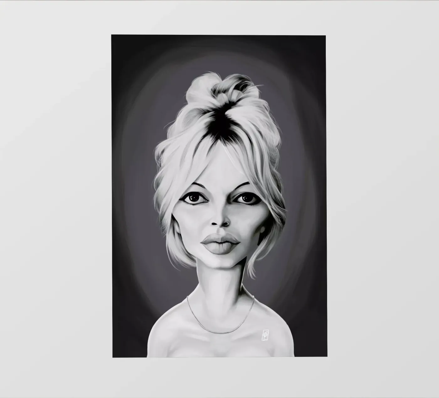 Brigitte Bardot pellicola backlit da Rob Art | Illustration