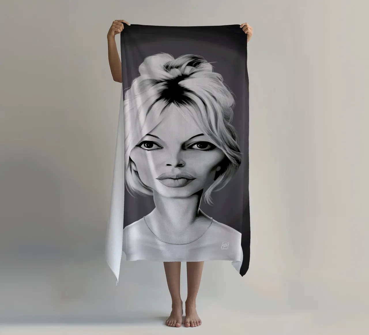 Brigitte Bardot telo mare da Rob Art | Illustration