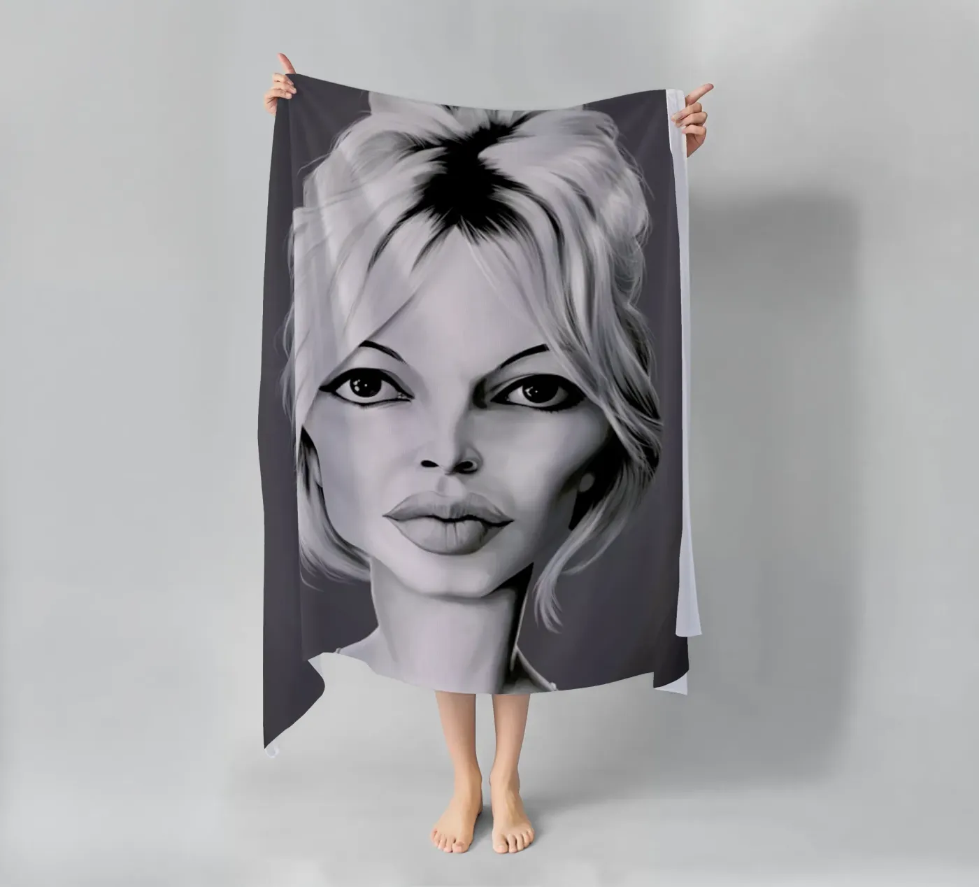 Brigitte Bardot telo mare da Rob Art | Illustration