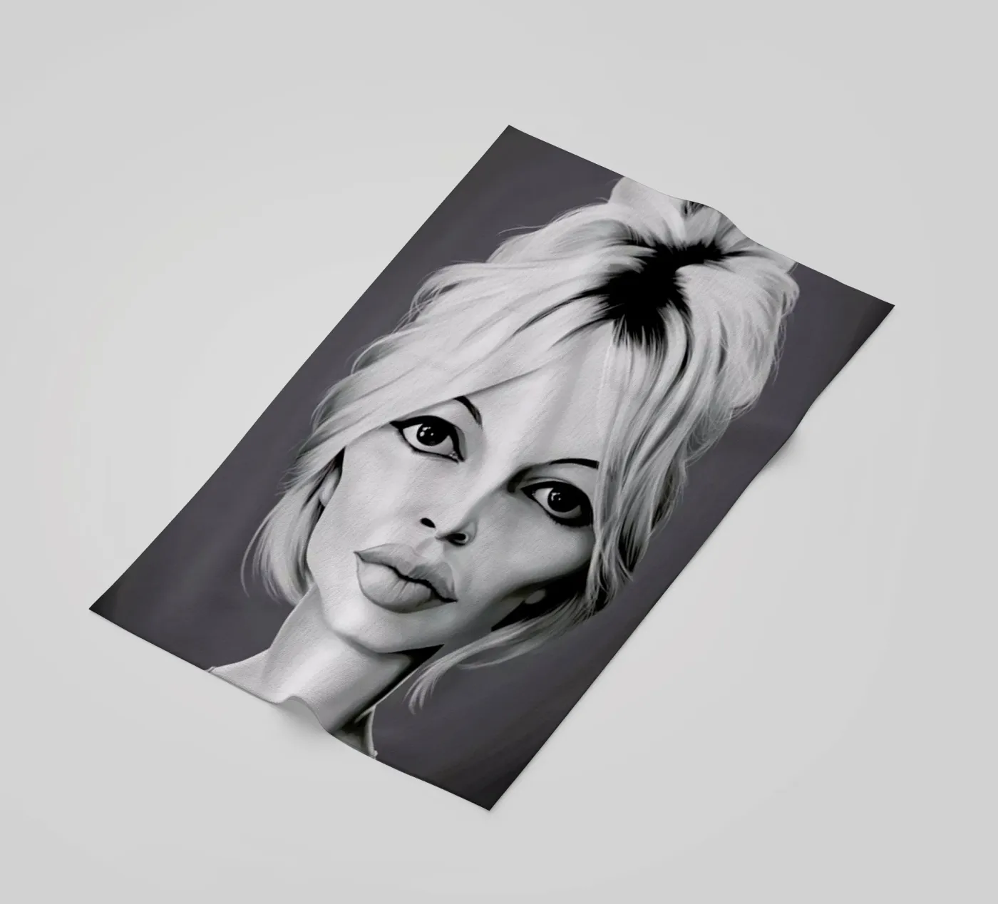 Brigitte Bardot telo mare da Rob Art | Illustration