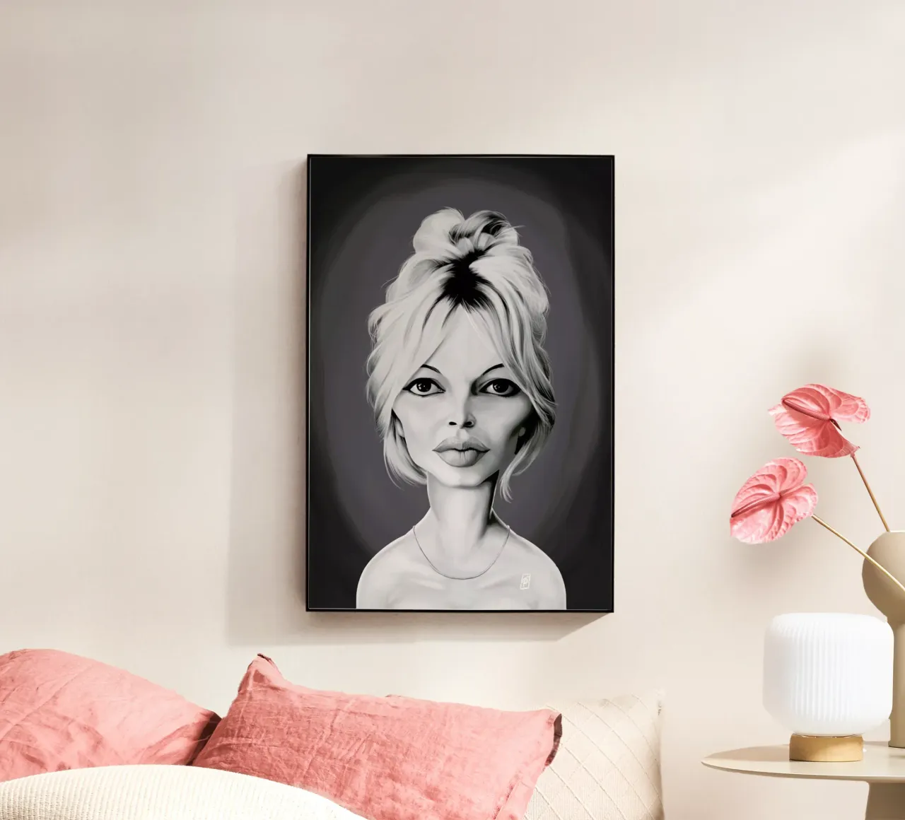 Brigitte Bardot plexiglass da Rob Art | Illustration