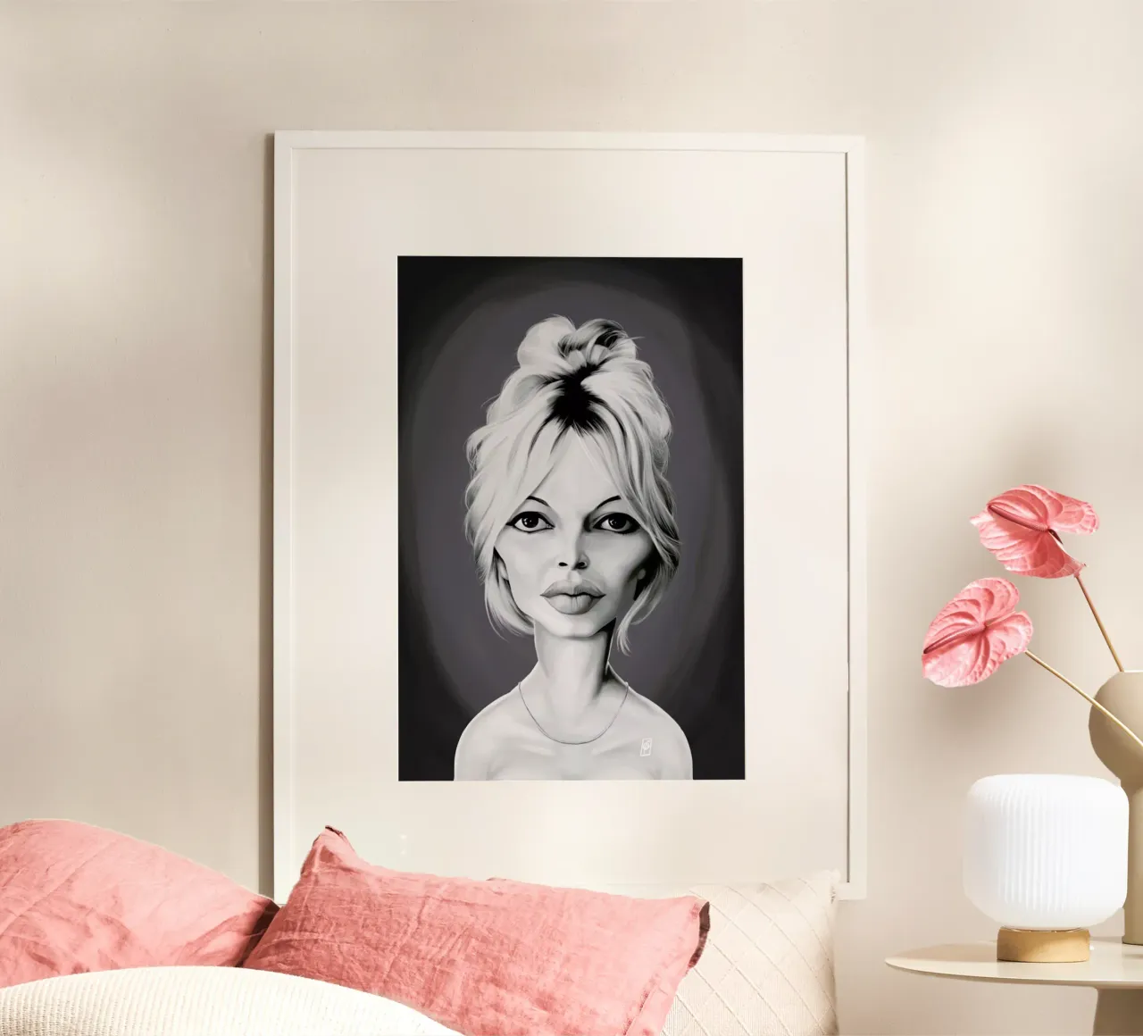 Brigitte Bardot poster da Rob Art | Illustration