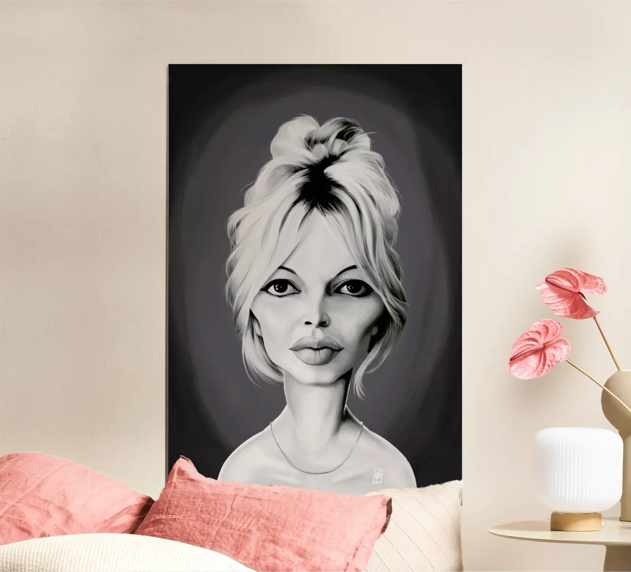 Brigitte Bardot poster da Rob Art | Illustration
