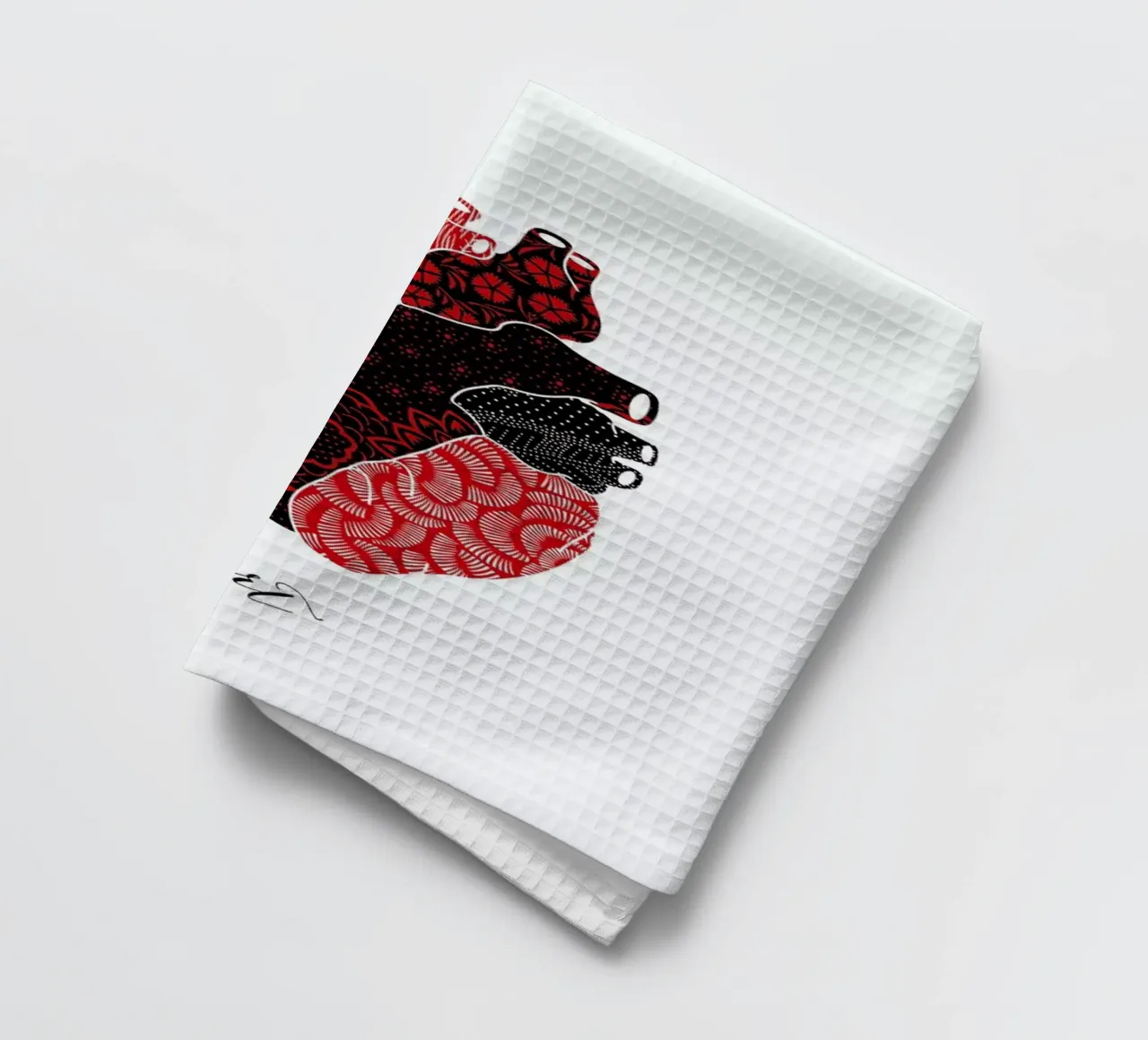 Follow Your Heart tea towel by Amy & Kurt