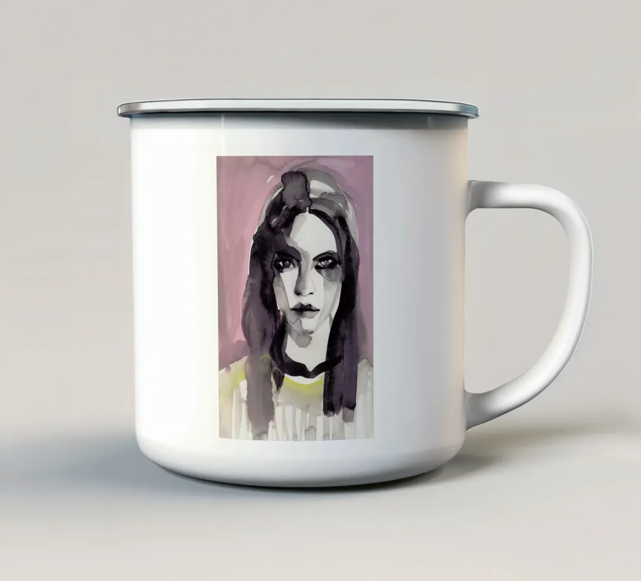 Hello June Bug tazza in smalto da Victoria Verbaan