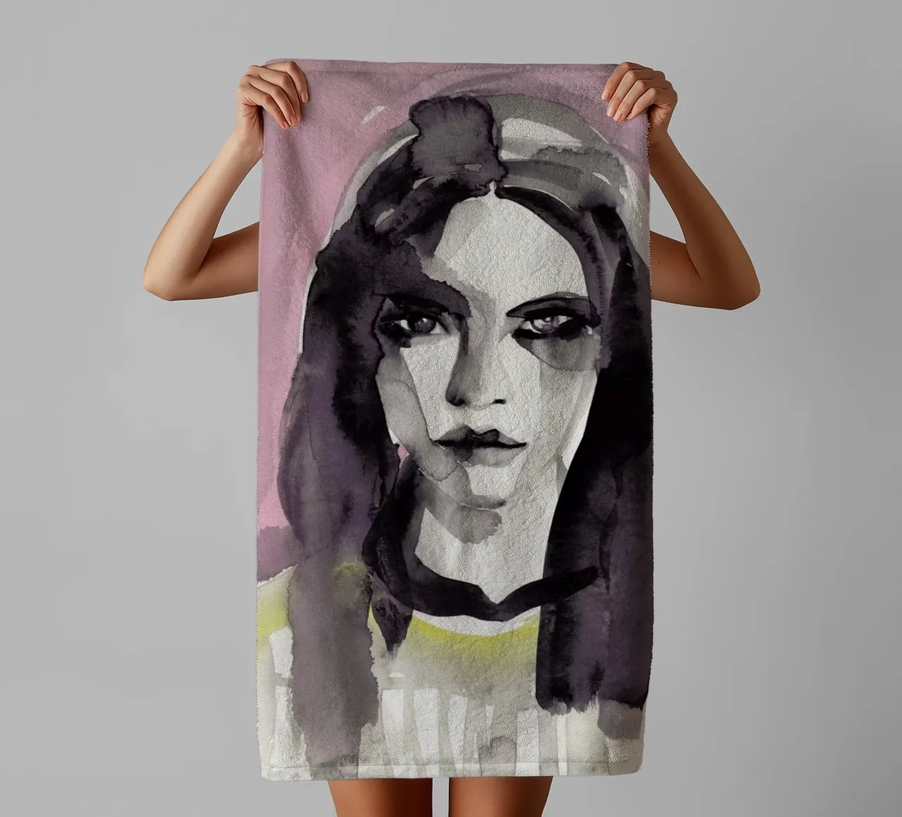 Hello June Bug towel by Victoria Verbaan