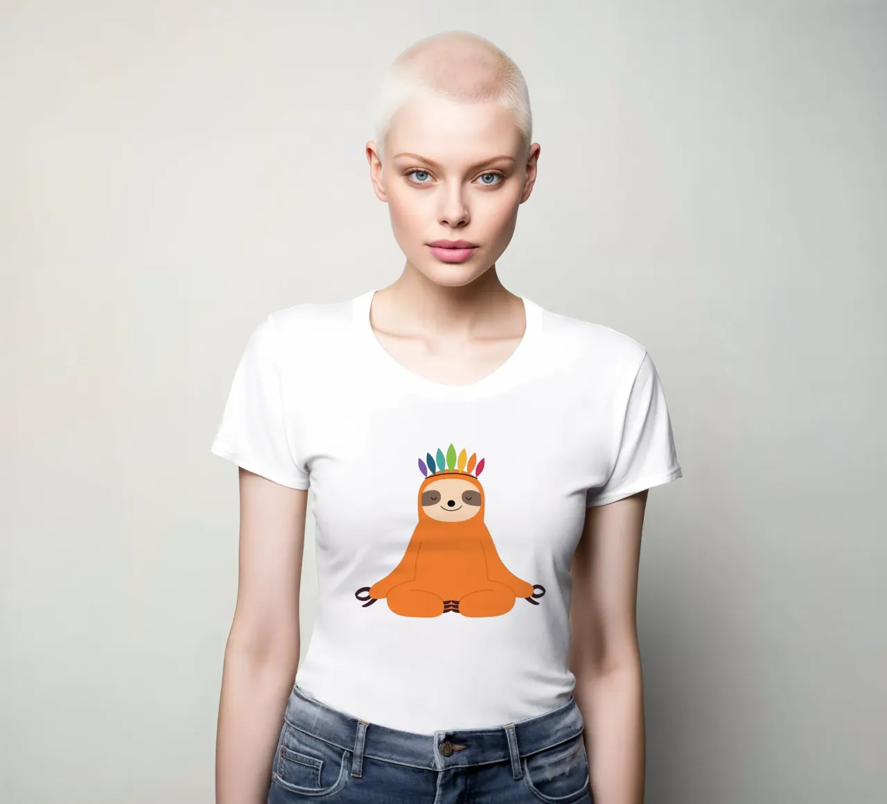 Maestro di calma t-shirt da donna da Andy Westface