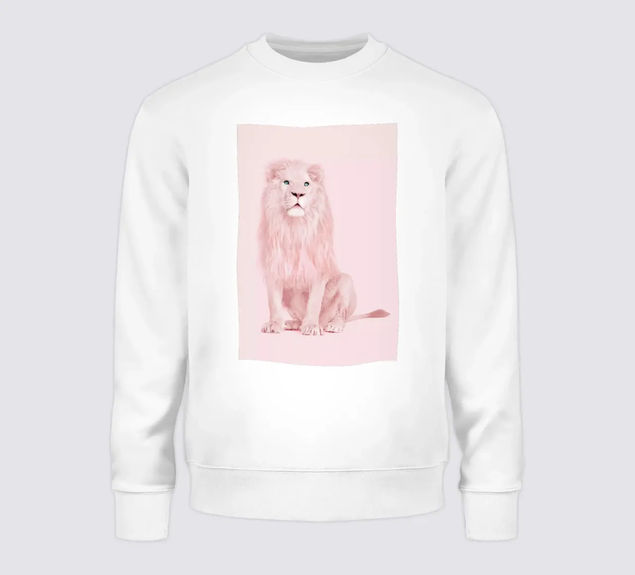 Albino Lion felpa da Paul Fuentes Design