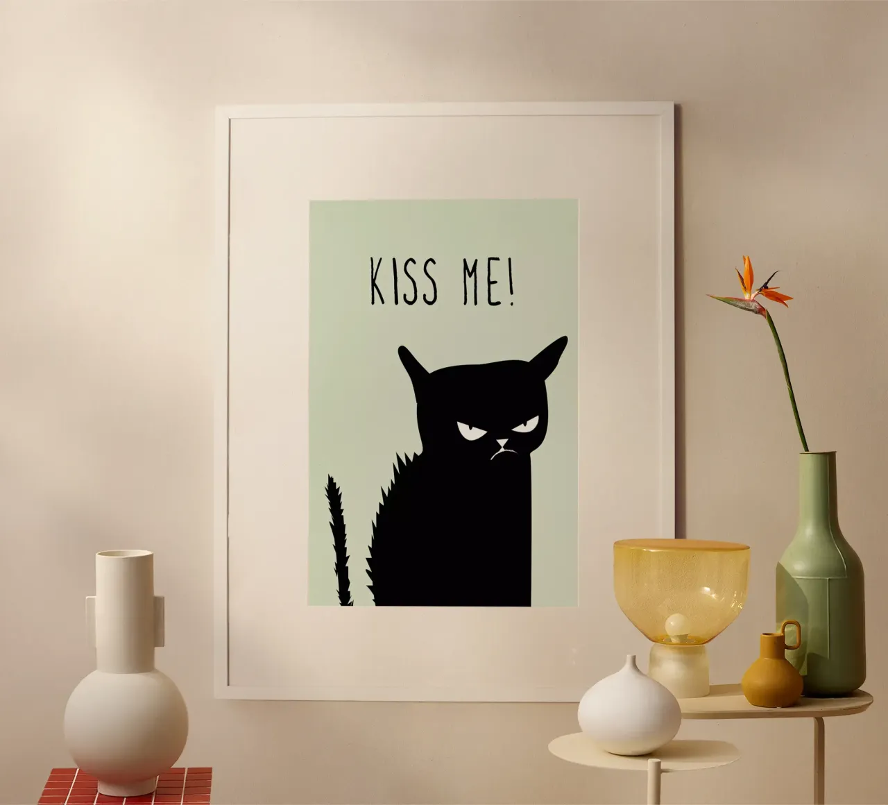 Kiss Me Cat poster de Amy & Kurt