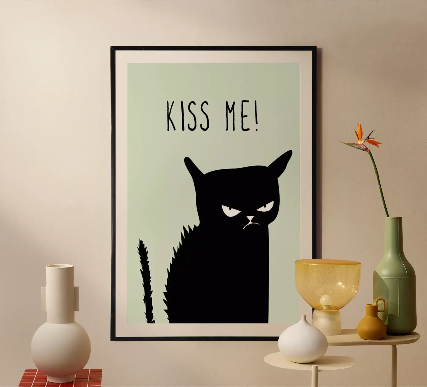 Kiss Me Cat poster da Amy & Kurt