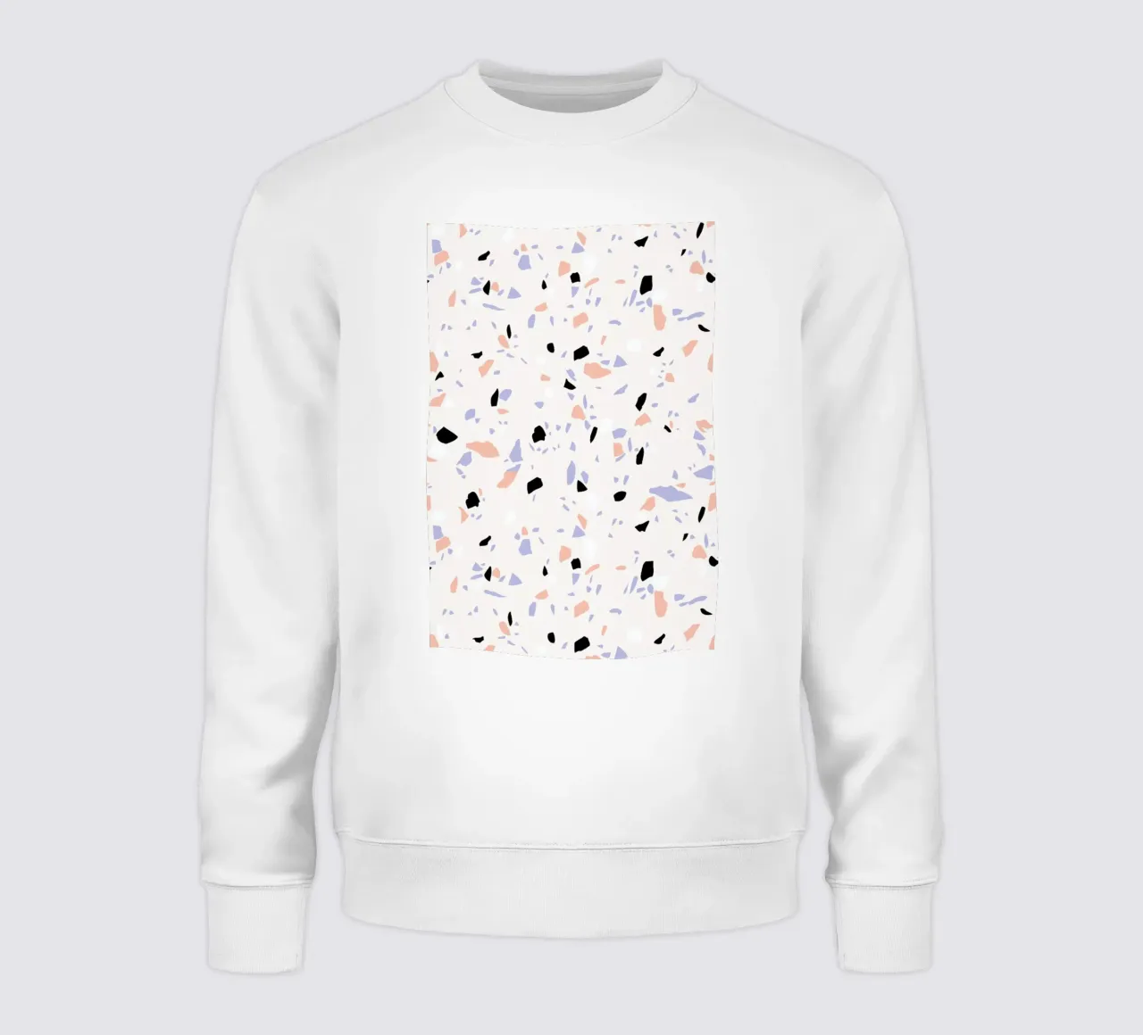 Sweet Terrazzo Texture felpa da cafelab