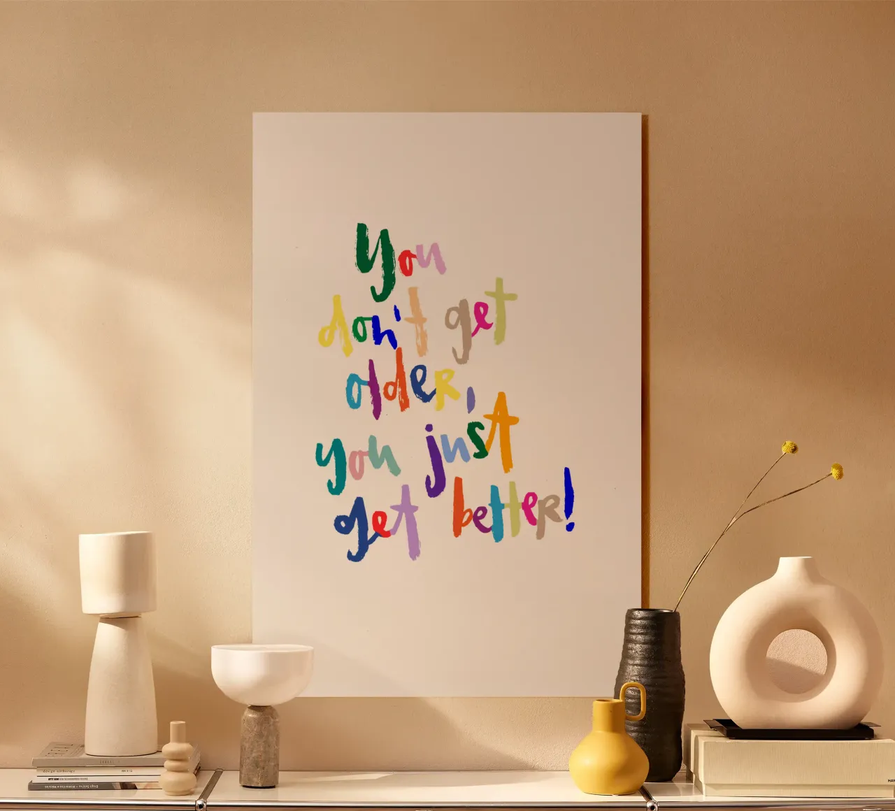 You Don't Get Older plexiglass da Brushmeetspaper