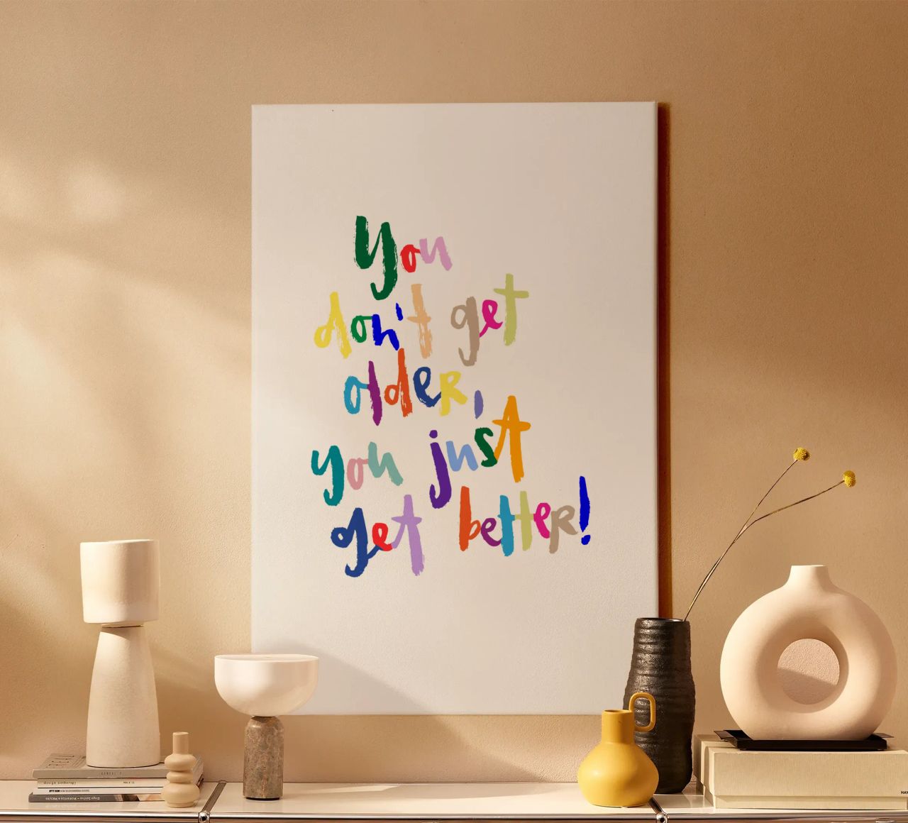 You Don't Get Older tela da Brushmeetspaper