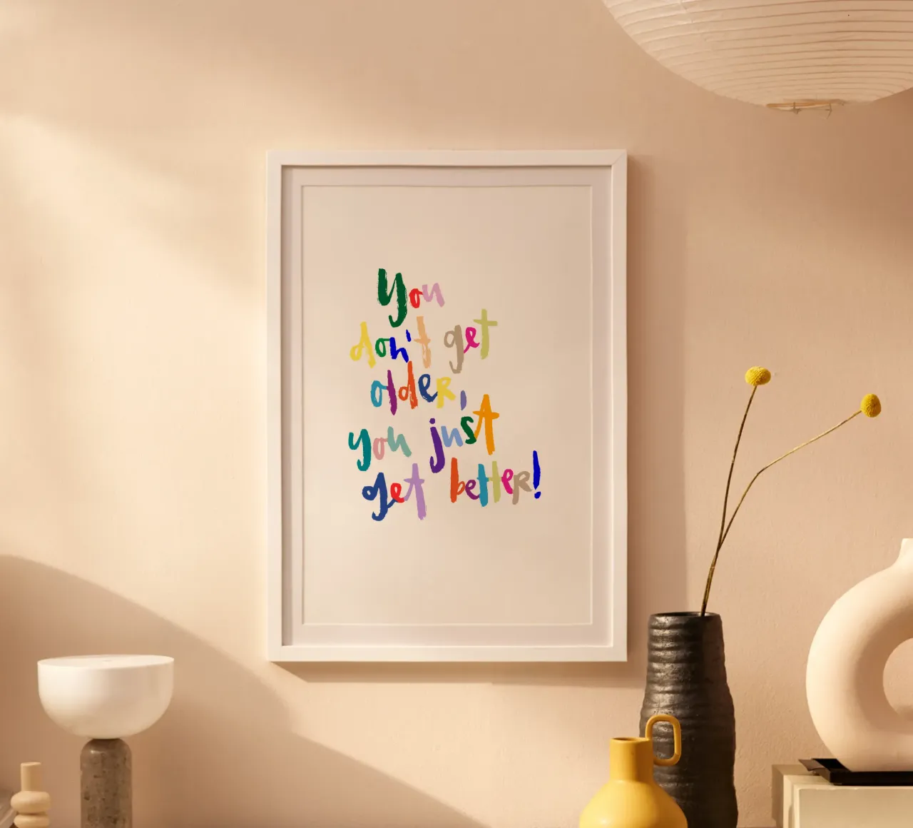 You Don't Get Older carta hahnemühle da Brushmeetspaper